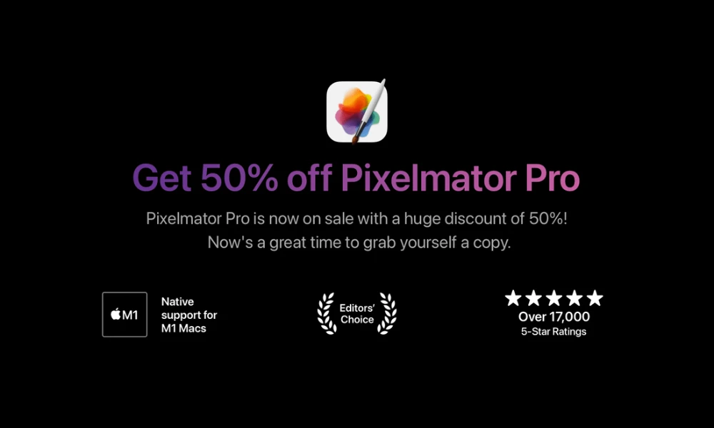 Pixelmator Pro al 50% de descuento