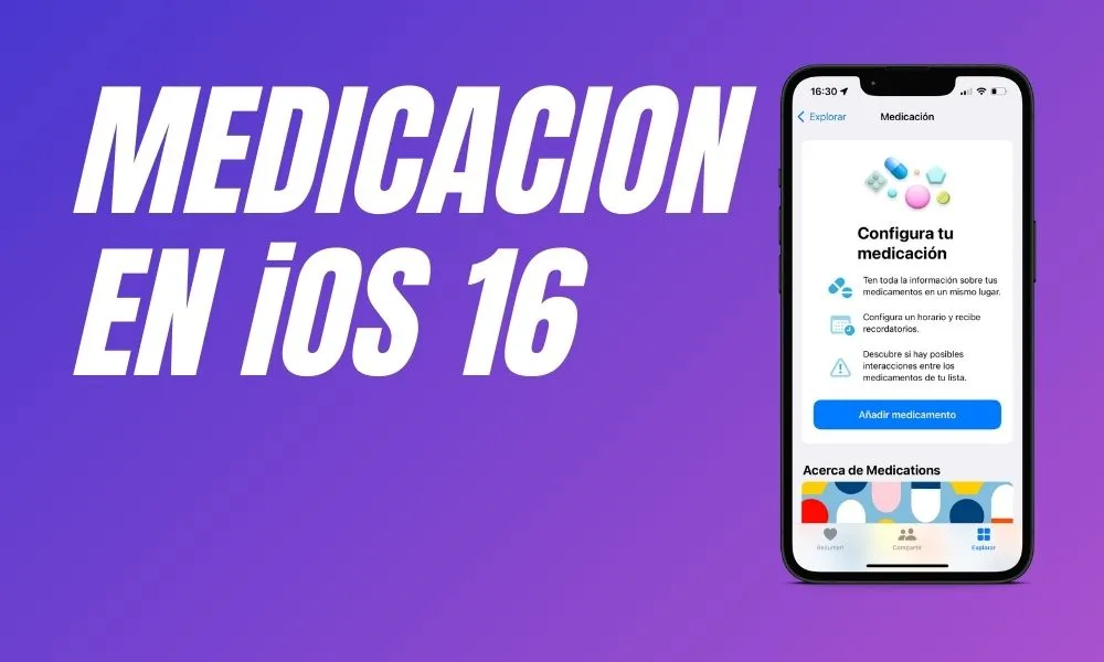 Medicamentos en iOS 16