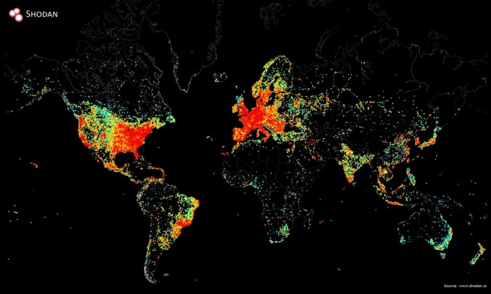 Mapa de todas las IPs del planeta