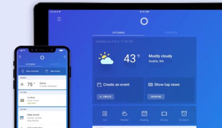 Cortana en Outlook