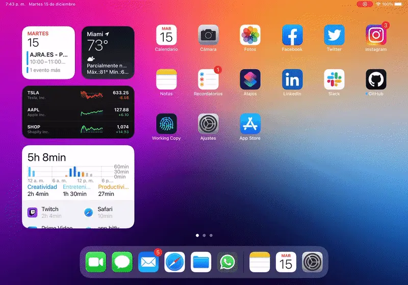 Opción para bloquear una nota en iOS y iPadOS