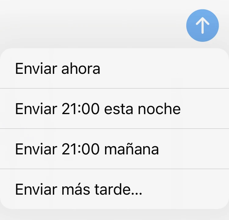 Programar envío de correo en Mail de iPadOS 16